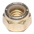 Midwest Fastener Nylon Insert Lock Nut, 7/16"-14, Steel, Grade 8, Yellow Zinc, 25 PK 08208